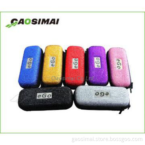 leather ecig case diamond ego pouch